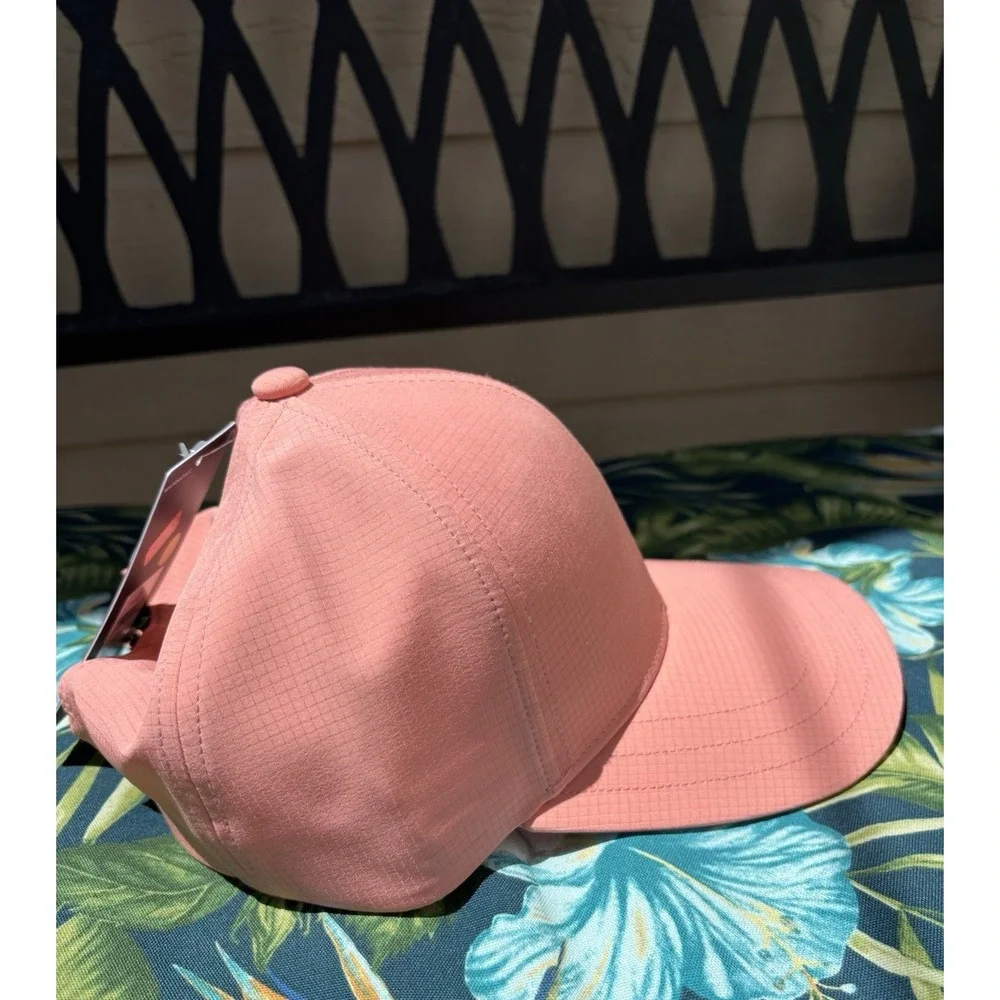 Walter Hagen 11 Performance Grid Hat Mens One Size Coral Adjustable Golf Cap NEW